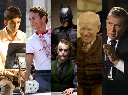 Slumdog Millionaire, Milk, The Dark Knight, The Curious Case of Benjanmin Button, Frost/Nixon Slumdog Millionaire, Milk, The Dark Knight, The Curious Case of Benjanmin Button, Frost/Nixon